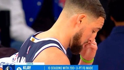 世界杯在线观看-无敌水花！克莱生涯10次单赛季至少甩进200记三分 历史仅次库里